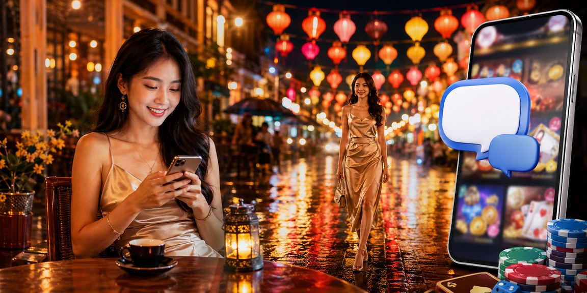 Người chơi Hồ Chí Minh sử dụng ứng dụng casino kqxsm tại quán cà phê